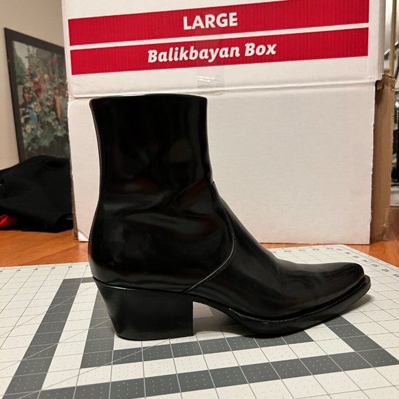 Calvin Klein 205W39NYC x Raf Simons Leather Boots - Picture 3 of 5